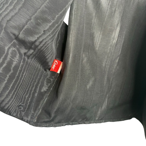 Vintage Coke Coca Cola Vest Unisex Adult M (Tag Missing) Black Red Tapestry - Picture 10 of 10